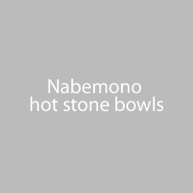 Nabemono Hot Stone Bowls
